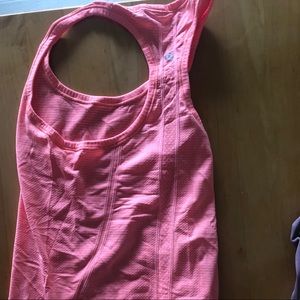 Pink Lululemon tank